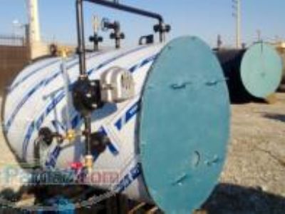 فروش دیگ بخار ساخت ایران بویلر 500 کیلو گرم نو آماده تحویل و نصب